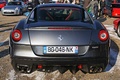 Cars & Coffee Paris - Ferrari 599 HGTE anthracite face arrière