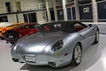 Visite de l'usine Zagato - Ferrari 550 Barchetta gris 3/4 arrière droit