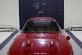 Visite de l'usine Zagato - Lancia rouge face avant debout