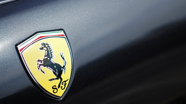 Ferrari 575M Maranello noir logo aile