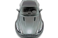 Aston Martin V8 Vantage grise avant 3/4 top shot