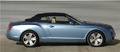Bentley Continental GTC bleue profil capotée