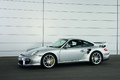 Porsche 911 GT2 grise profil