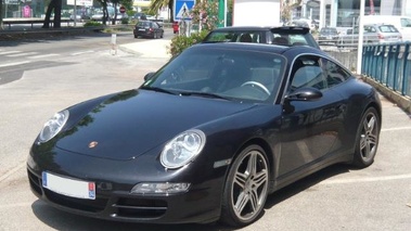 PORSCHE 997 4S Targa - VENDU 2007 - Vue 3/4 avant gauche