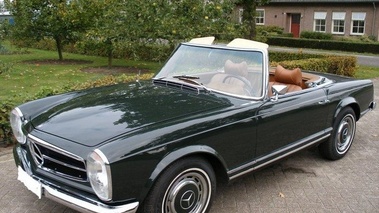 MERCEDES BENZ 280 SL - VENDU 1970 - Vue 3/4 avant gauche