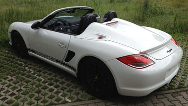 PORSCHE Boxster Spyder - VENDU 2010 - 3/4 arrière gauche